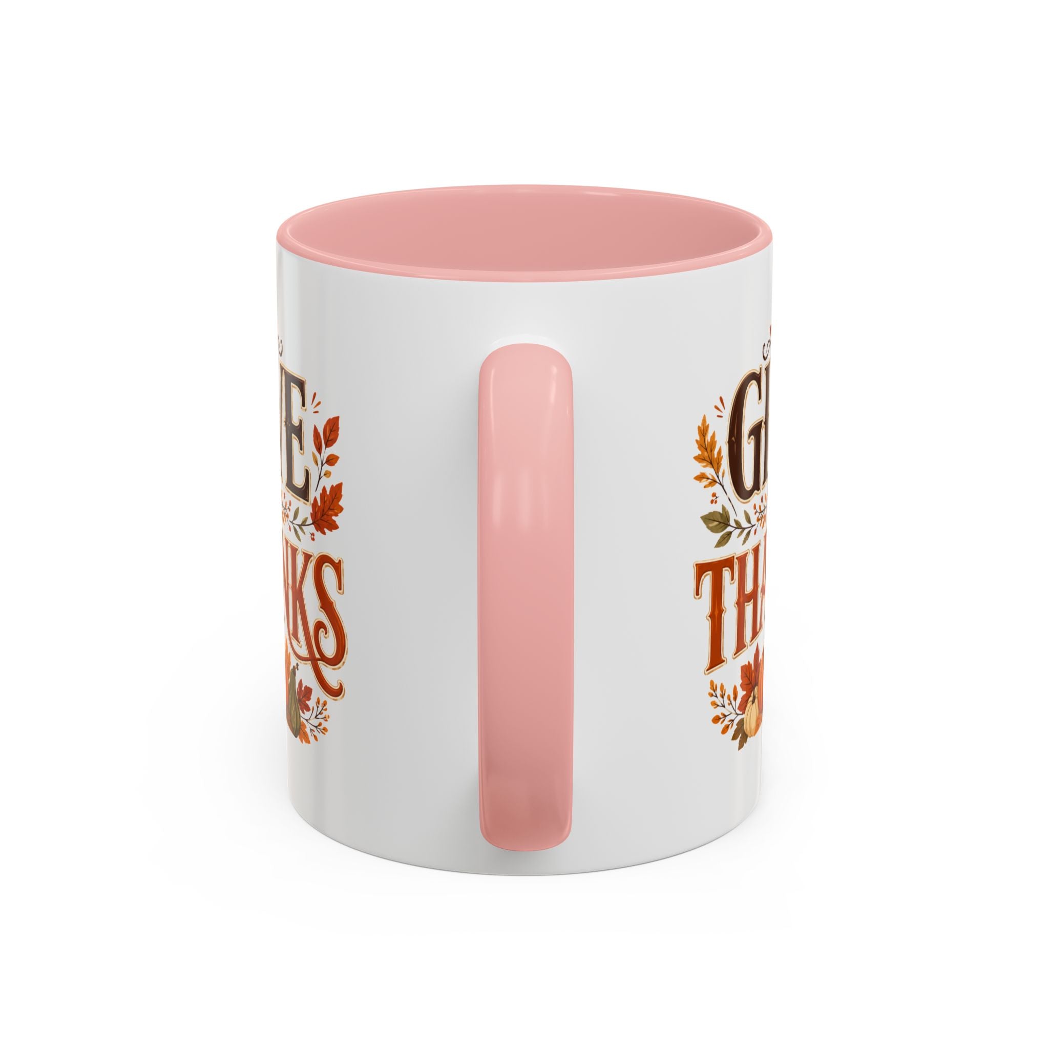 Thanksgiving Mug Give Thanks Coffee Mug — Thanksgiving Fall Accent Mug