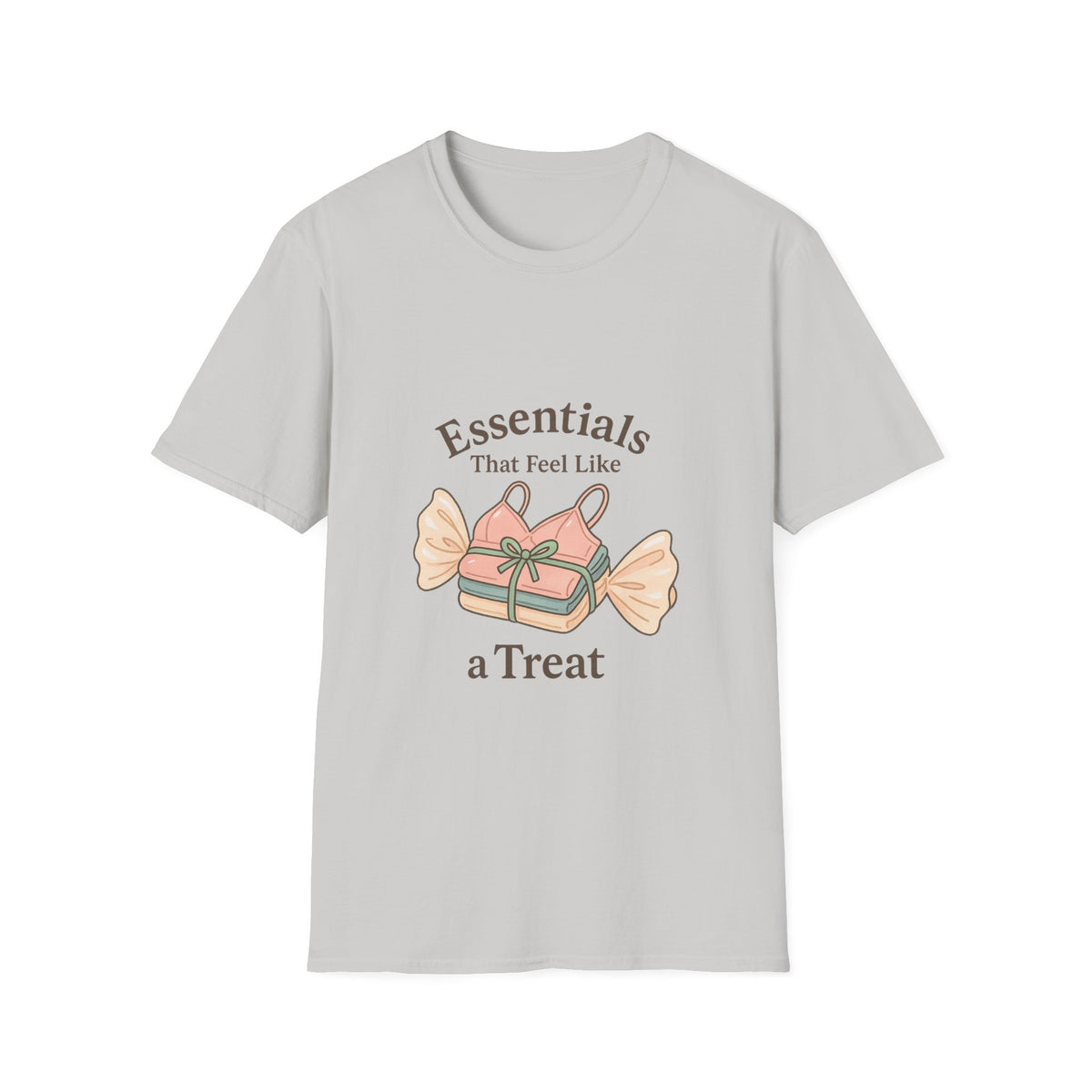 T-Shirt - "Essentials Are Hard To Resist" Candy Graphic Tee - Trending Now - October 2026