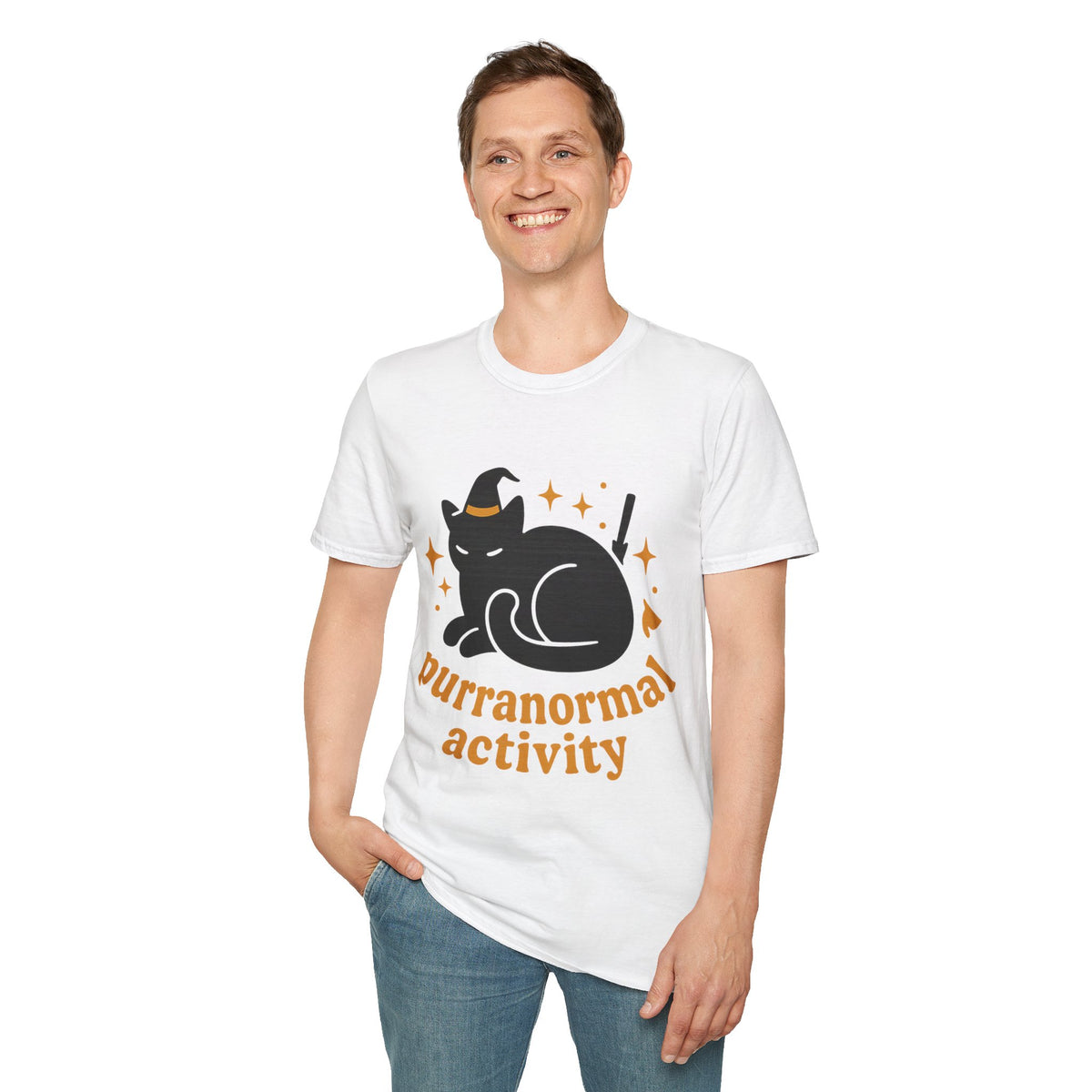 Paranormal Activity Circle T-Shirt — Cute Retro Ghost & Stars Tee - Trending Now - August 2026