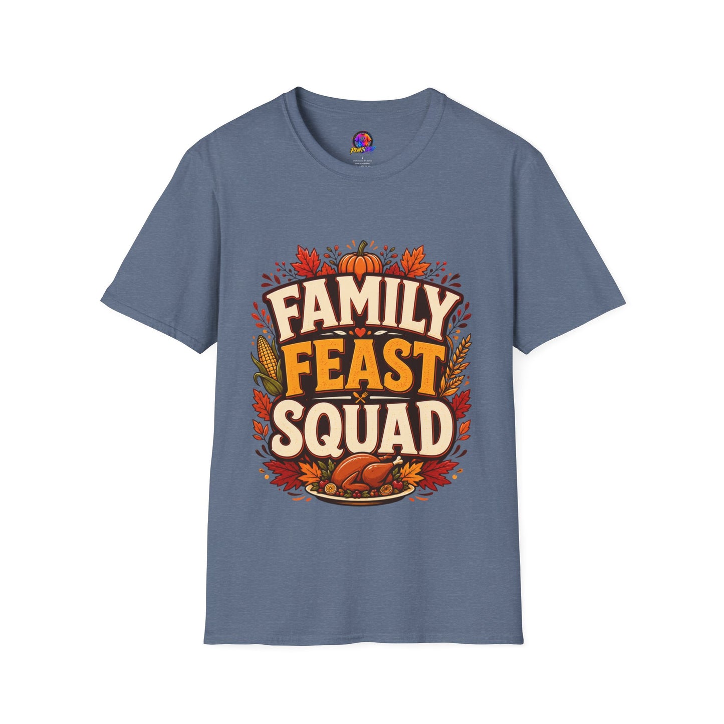 Family Feast Squad T-Shirt — Thanksgiving Fall Harvest Tee