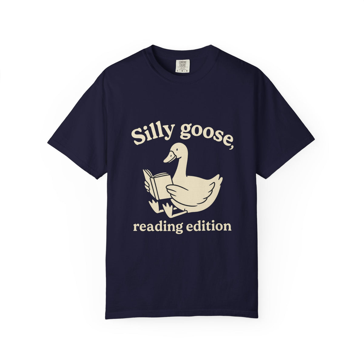 Silly Goose Reading Edition Tee - Cute Book Lover Animal Graphic T-Shirt - Trending Now - October 2026