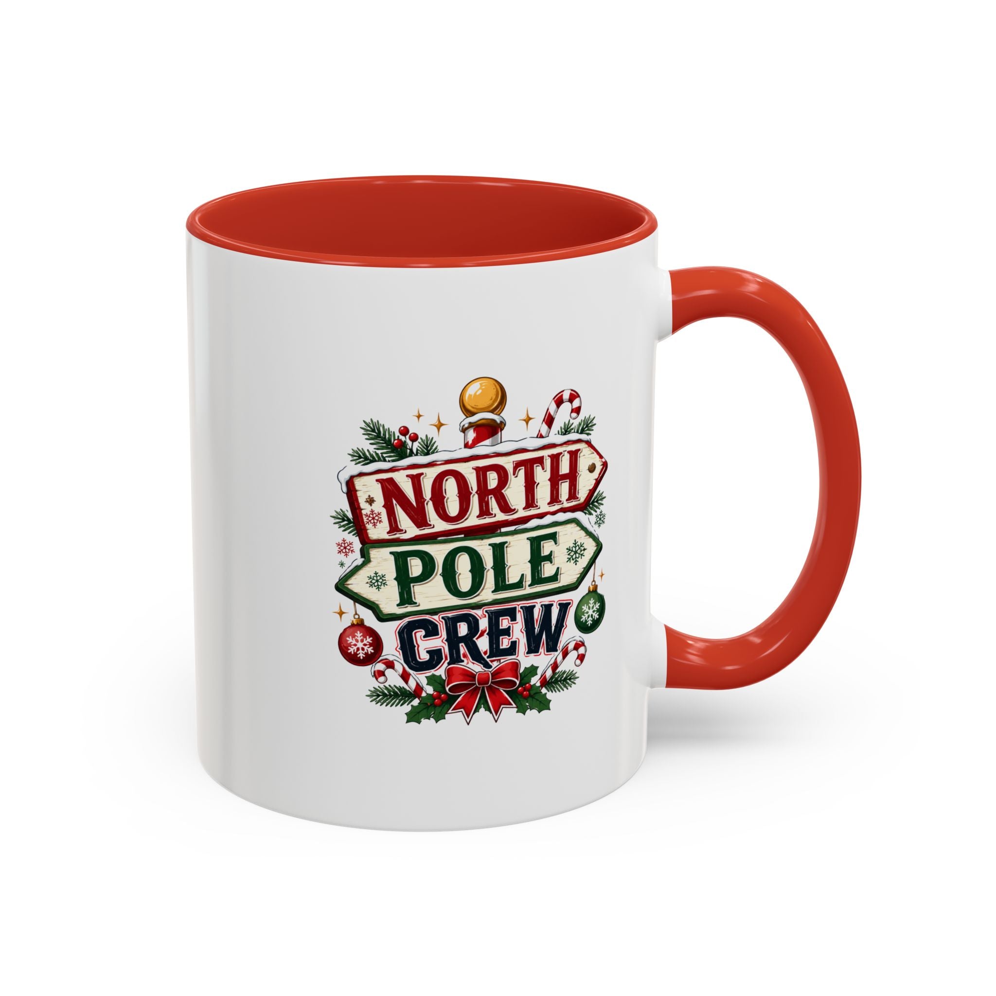 Accent Coffee Mug North Pole Crew