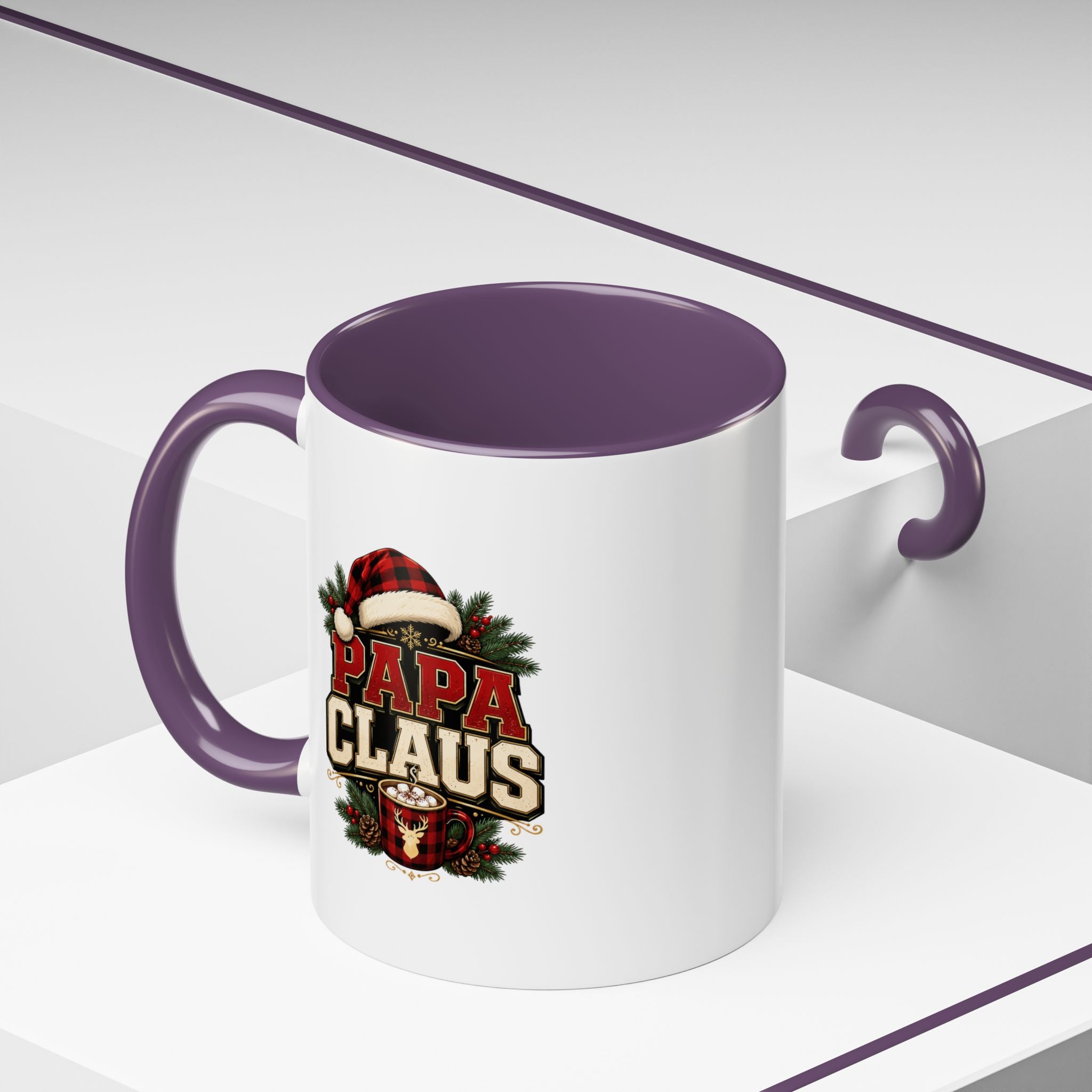 Papa Claus Coffee Mug – Christmas Dad Holiday Accent Mug