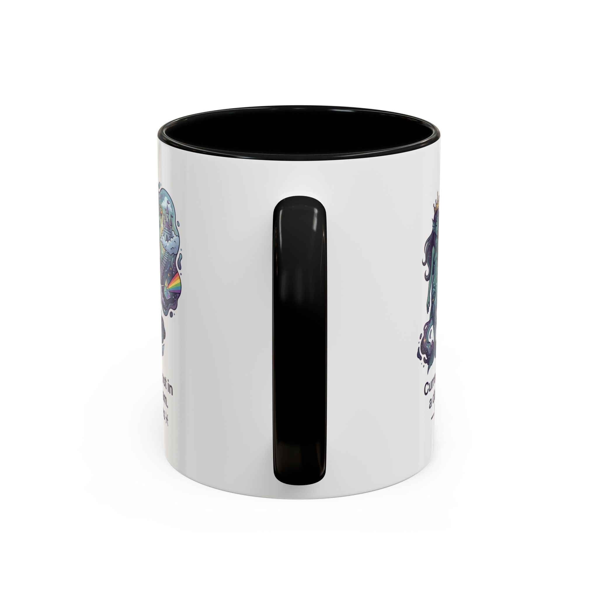 Pisces Daydream Accent Coffee Mug — "Currently lost in a daydream" Astrological Zodiac Gift