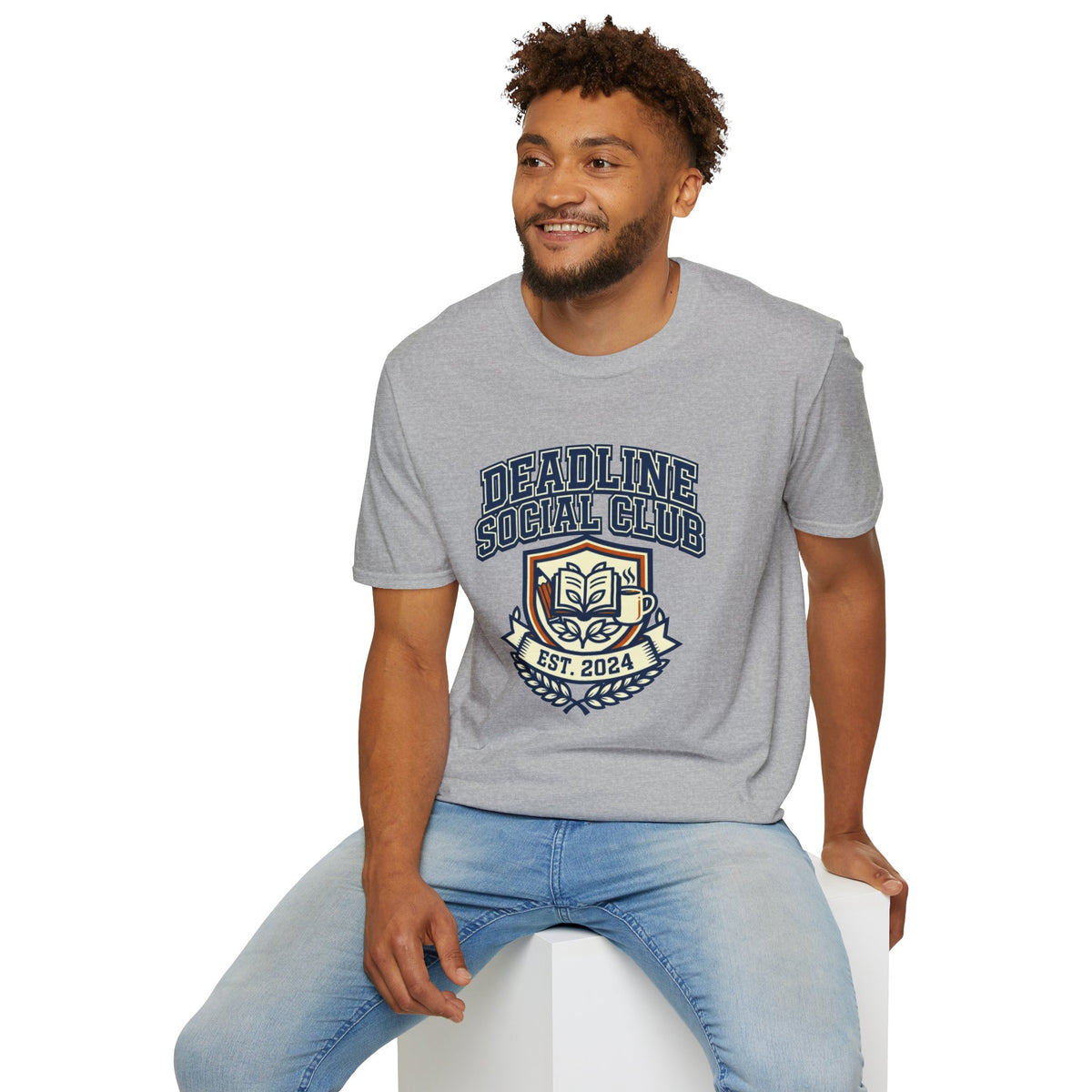 Deadline Social Club T-Shirt — Retro Collegiate Badge Tee - Trending Now - August 2026