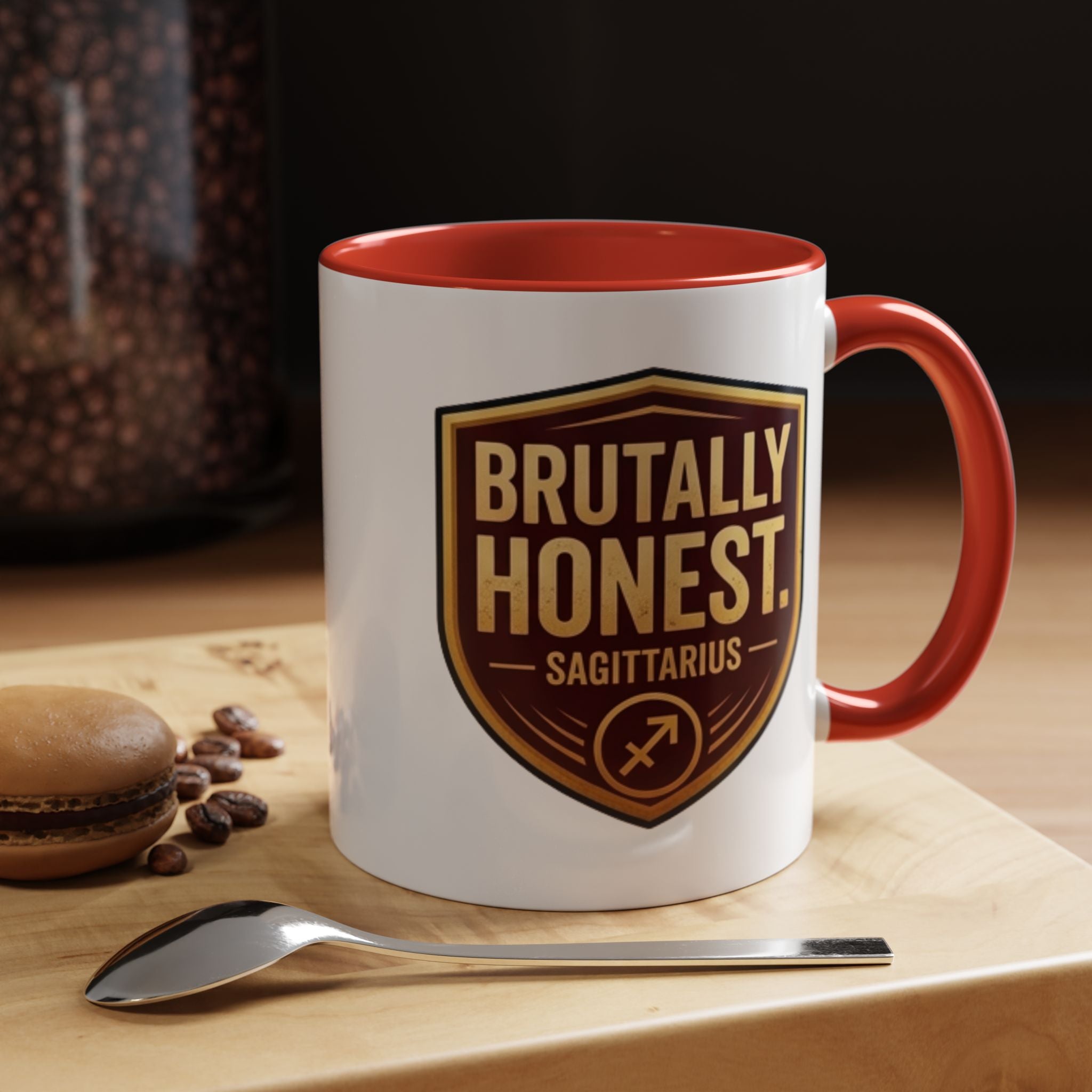 Sagittarius Coffee Mug - "Brutally Honest" Zodiac Accent Mug (11/15oz)