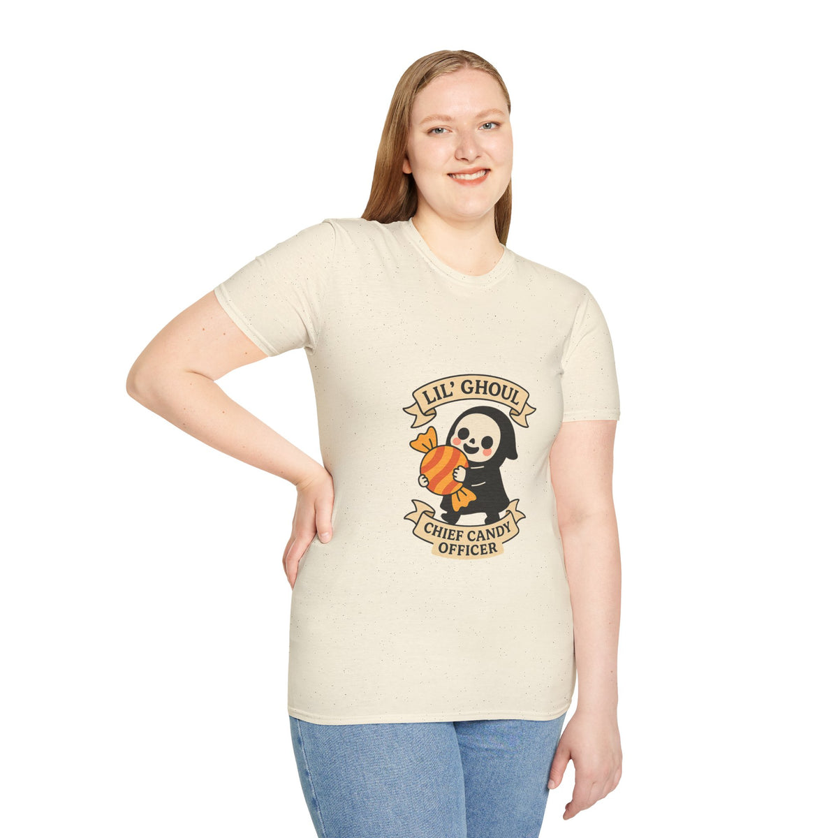 T-Shirt — 'Lil' Ghoul' Trick-or-Treat Candy Officer Halloween Tee - Trending Now - October 2026