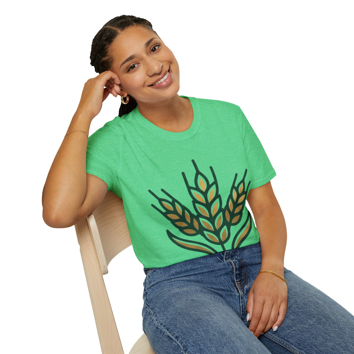 Thanksgiving T-shirt Wheat Field Graphic T-Shirt — Rustic Harvest Farmwear