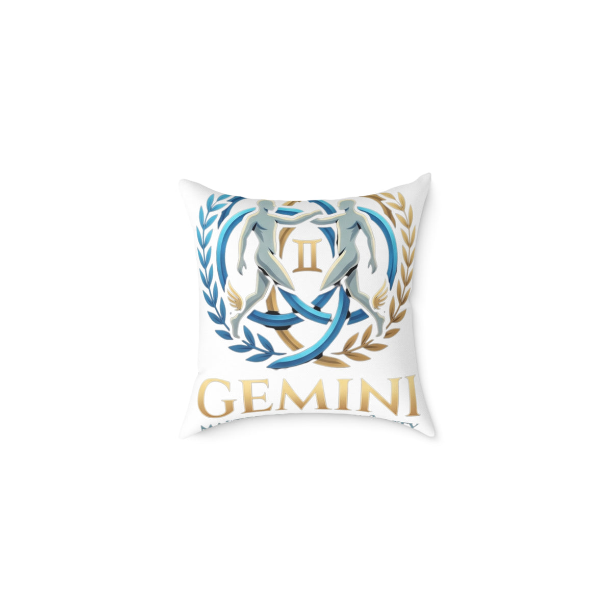 Gemini Zodiac Master Of Adaptability Square Poly Canvas Pillow