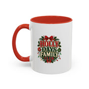 Accent Coffee Mug Holly Days Family