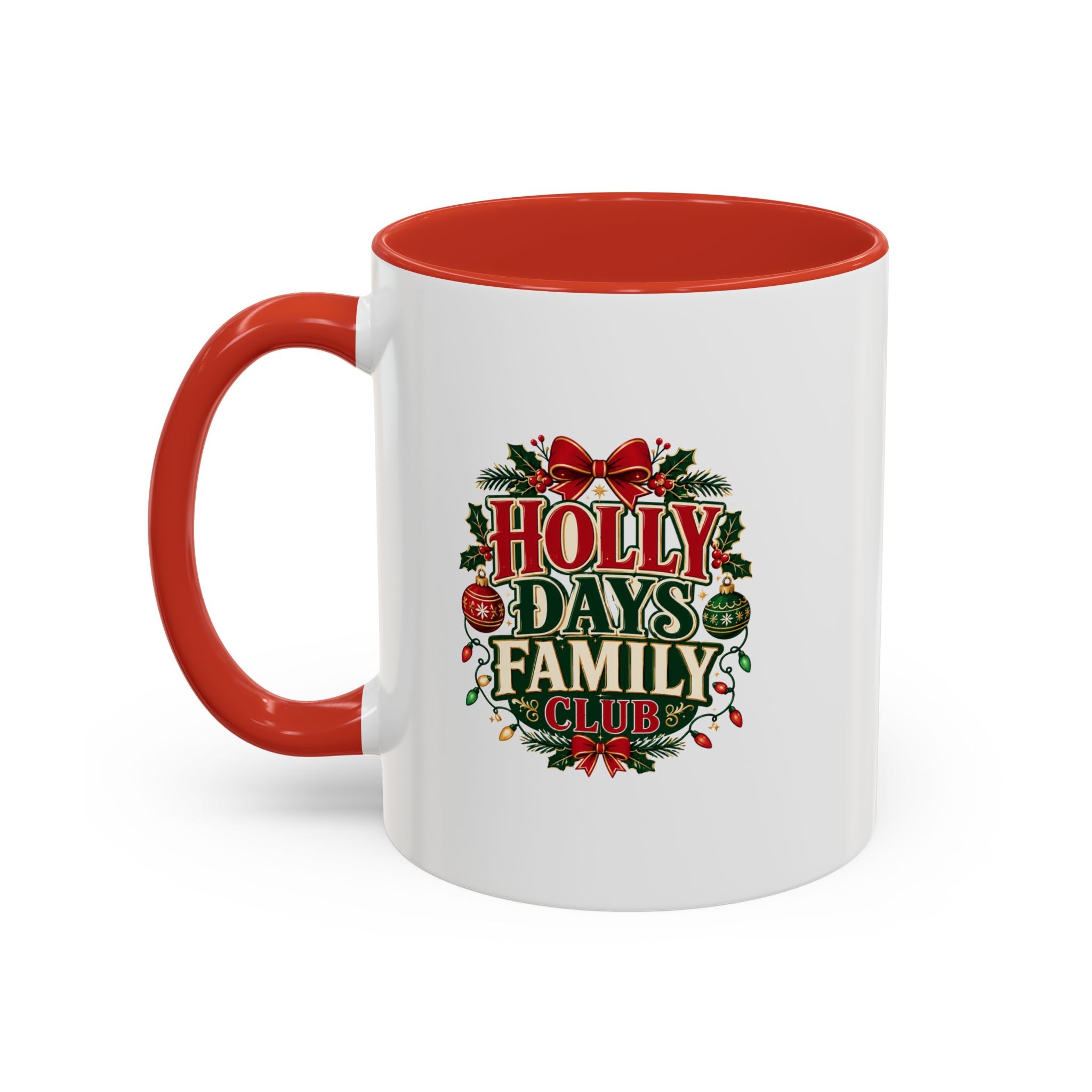 Accent Coffee Mug Holly Days Family