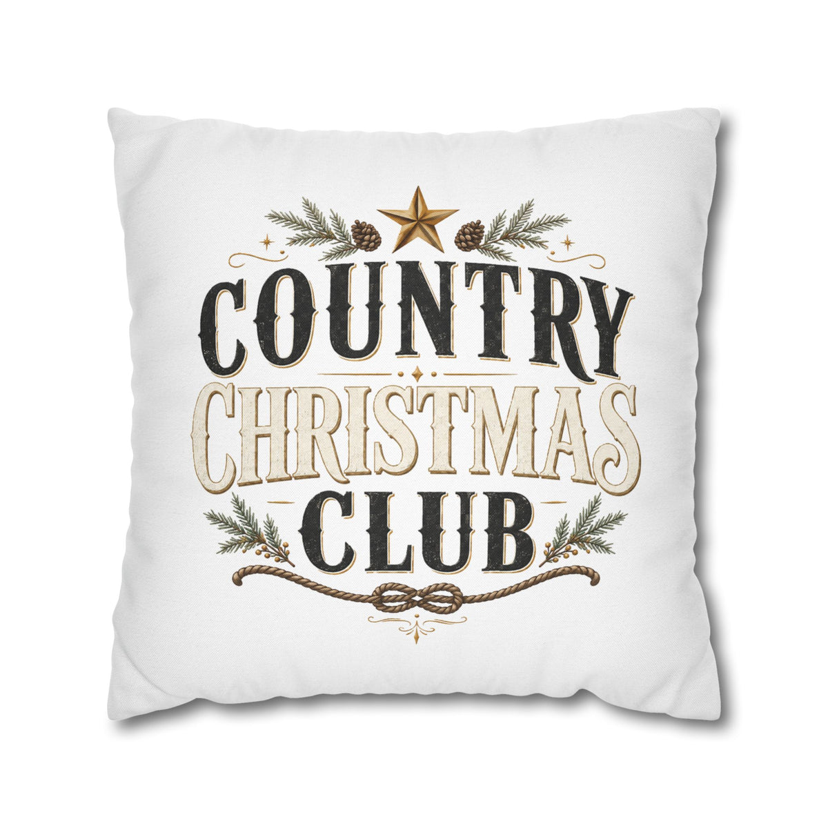 Christmas Country Christmas Club Pillowcase