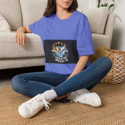 Argentina Messi  Soccer T‑Shirt — Argentina Messi 10 Fan Tee