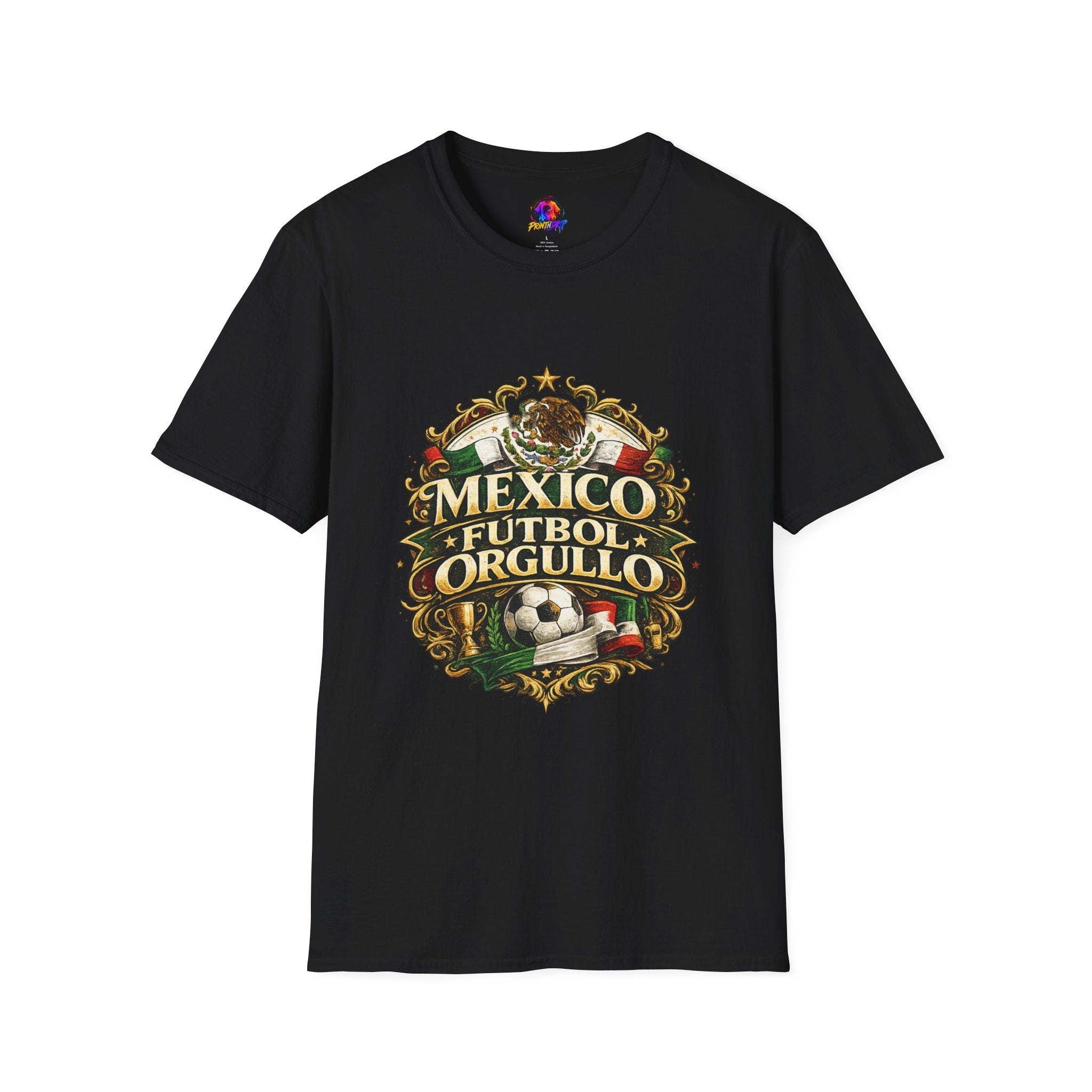 Mexico Fútbol Orgullo T-Shirt — Mexican Soccer Pride Graphic Tee