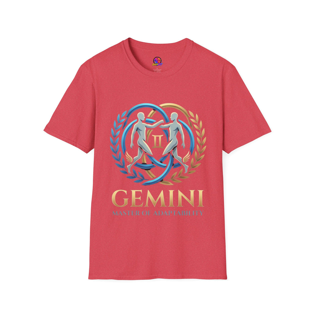 Gemini Zodiac T-Shirt — 'Gemini: Master of Adaptation' Astrological Graphic Tee