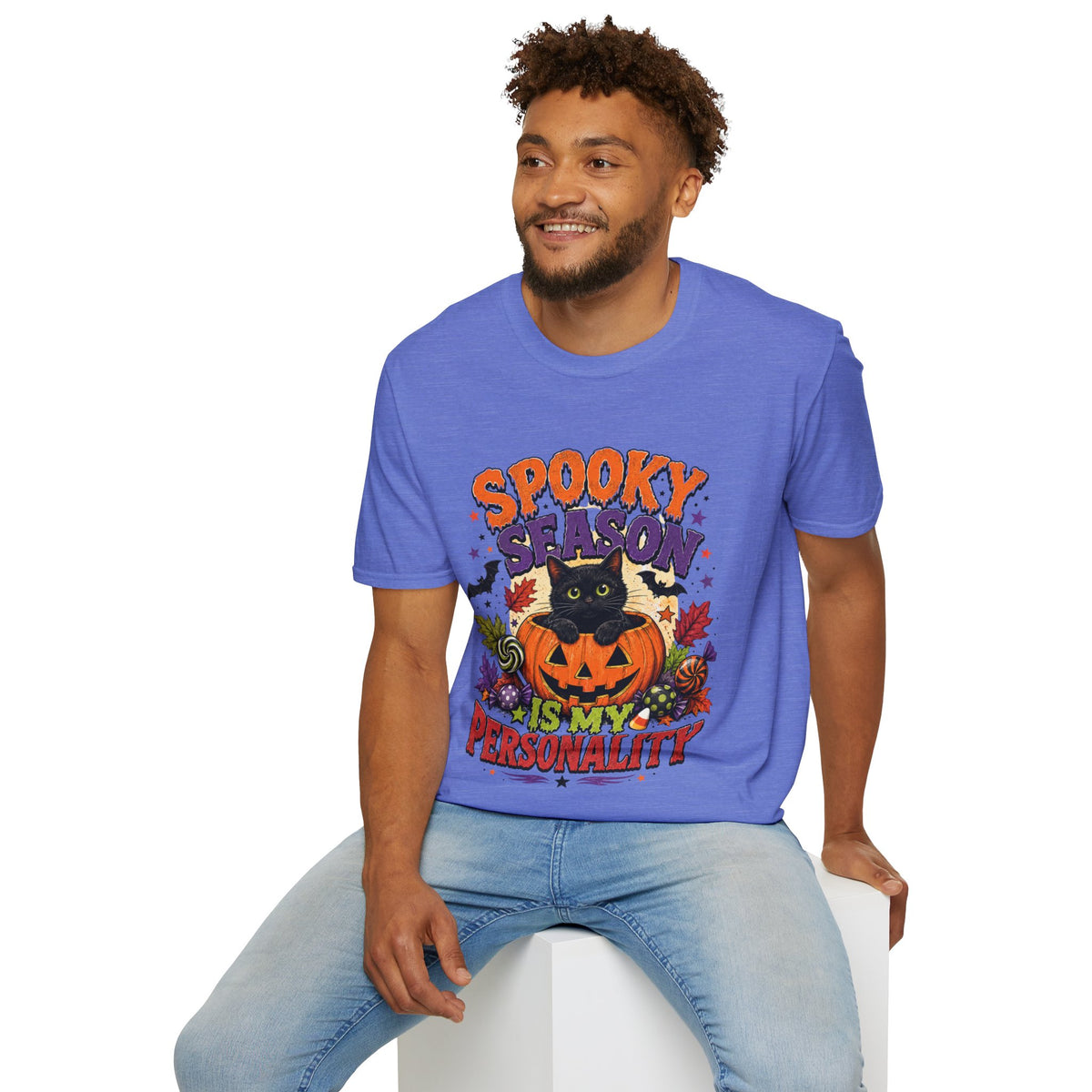 Halloween Spooky Season Unisex Softstyle T-Shirt