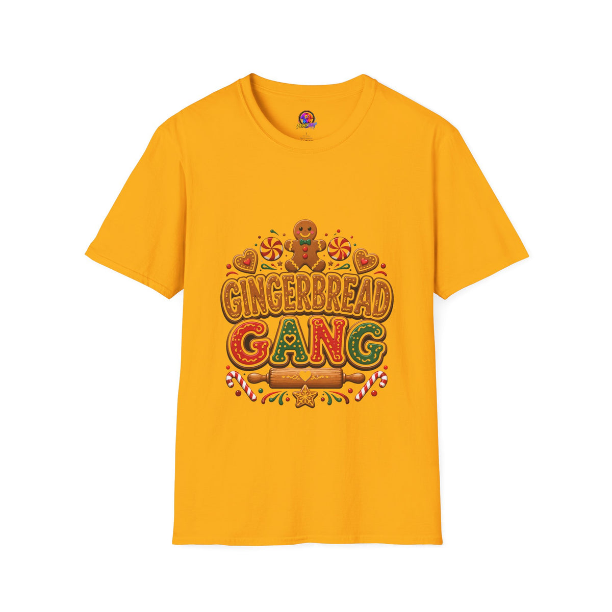 Gingerbread Gang T-Shirt — Cute Holiday Cookie Graphic Tee