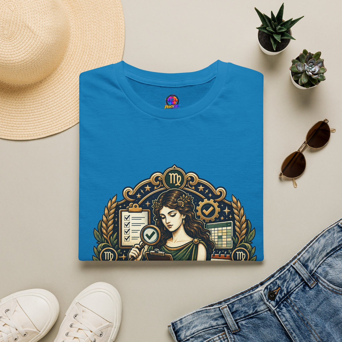 Zodiac Virgo Unisex Softstyle T-Shirt