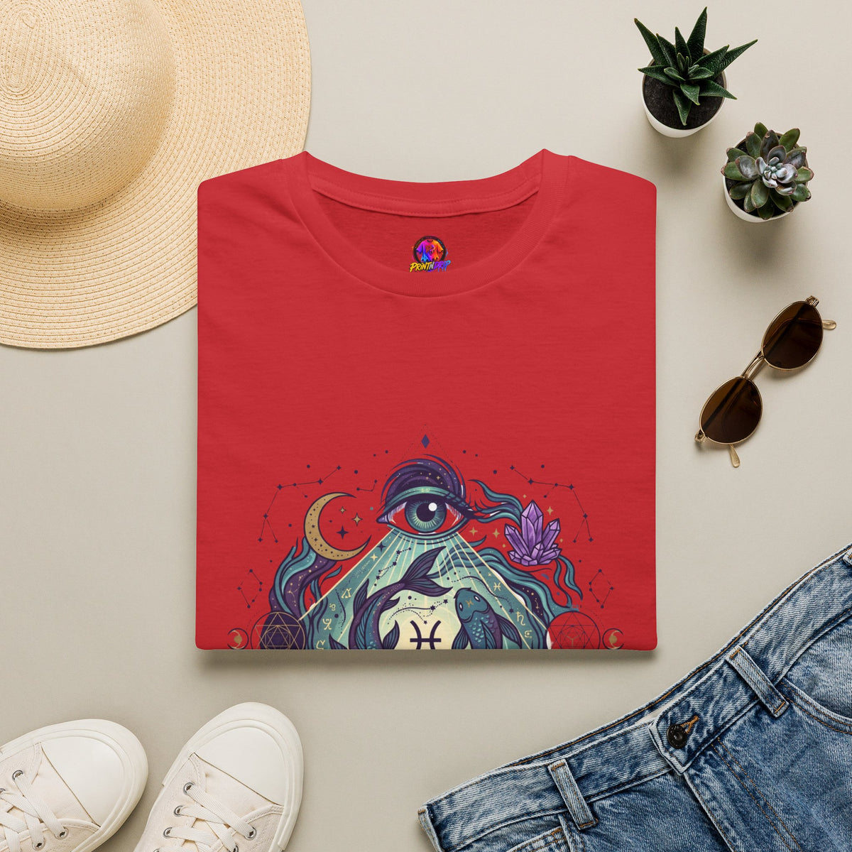 Pisces Mystic T-Shirt — 'I See Things You Don't' Astrology Tee