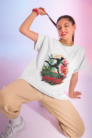 Verde Fuego Mexico Soccer T-Shirt — Dynamic Player Silhouette Football Tee