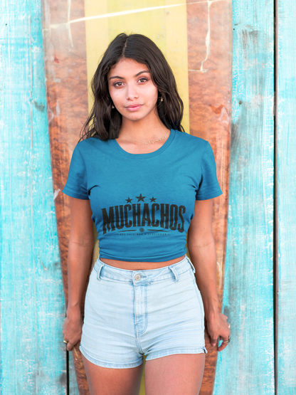 Muchachos Graphic T‑Shirt — Vintage Distressed Crew Tee - Argentina Song, slogan, favorite chant