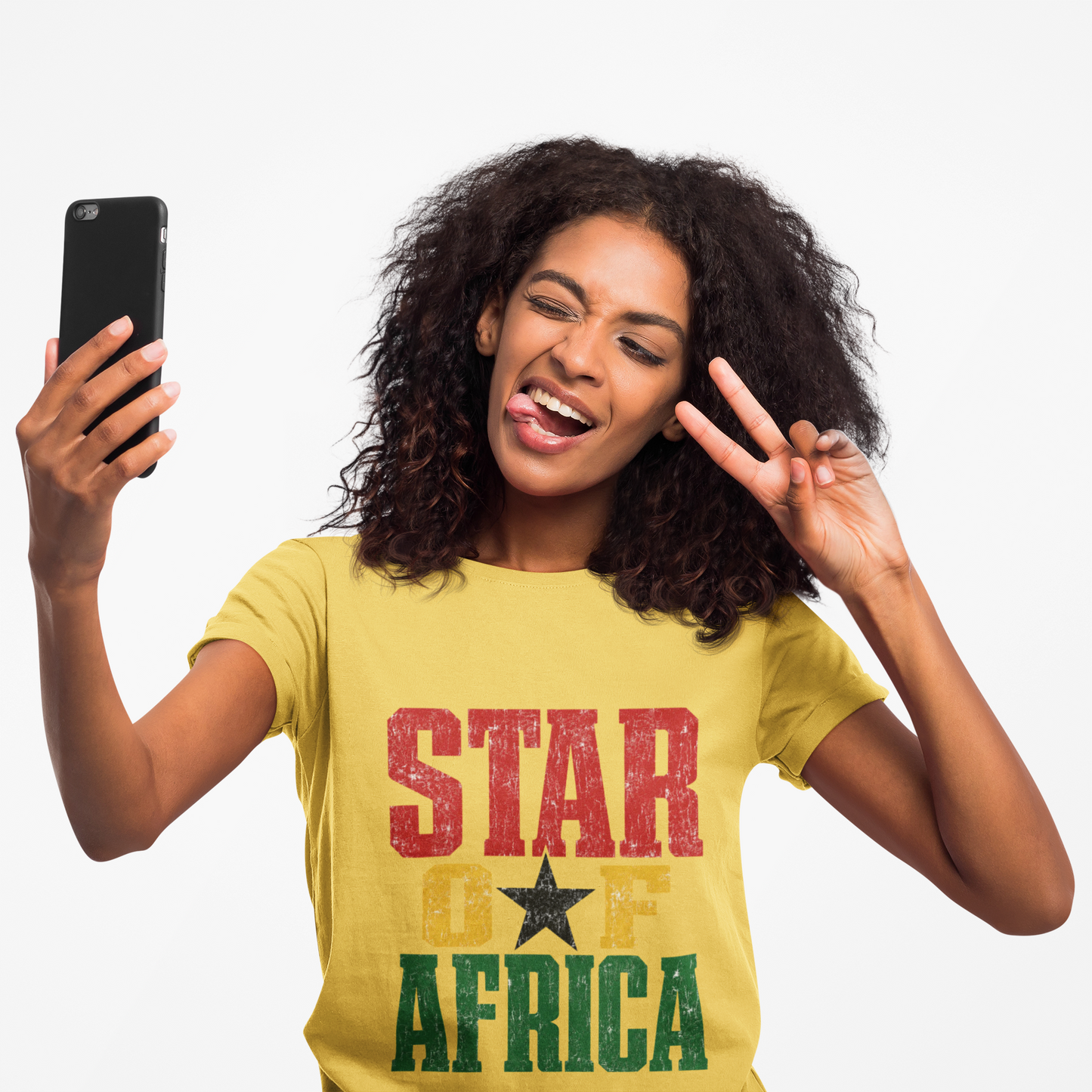 Ghana Star of Africa T-Shirt — Retro Pan-African Graphic Tee