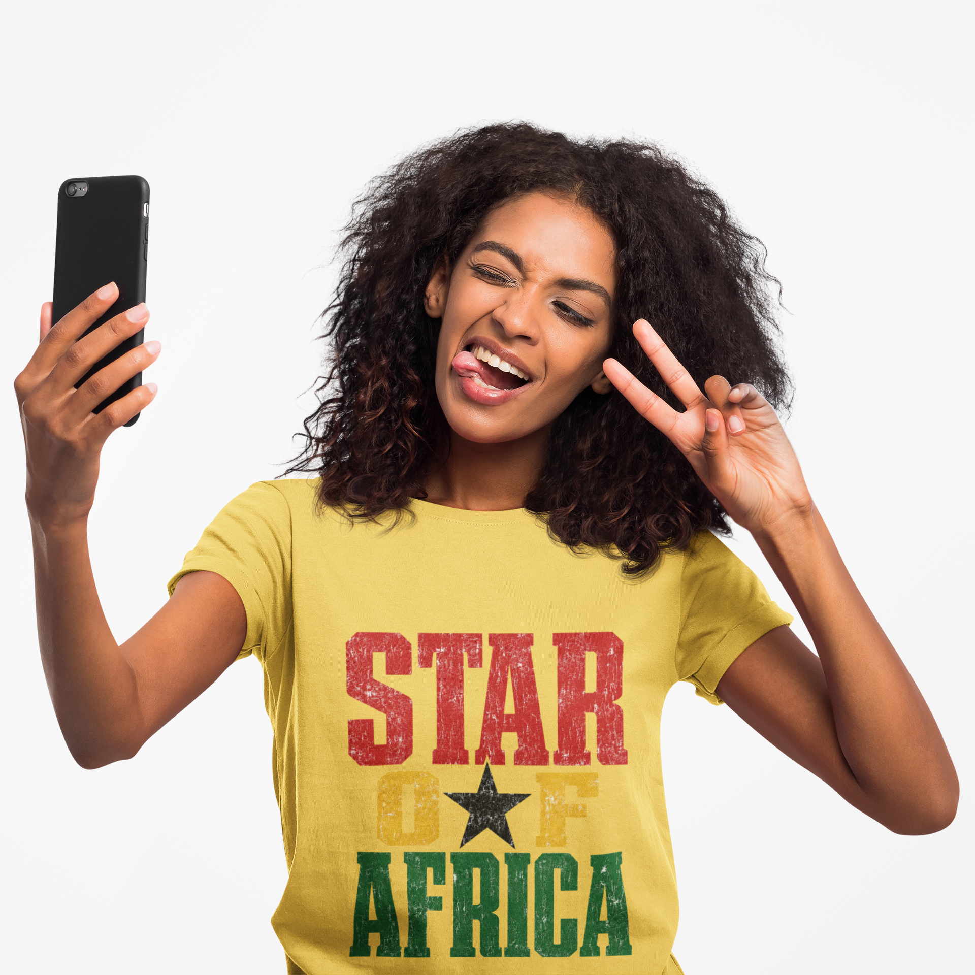 Ghana Star of Africa T-Shirt — Retro Pan-African Graphic Tee