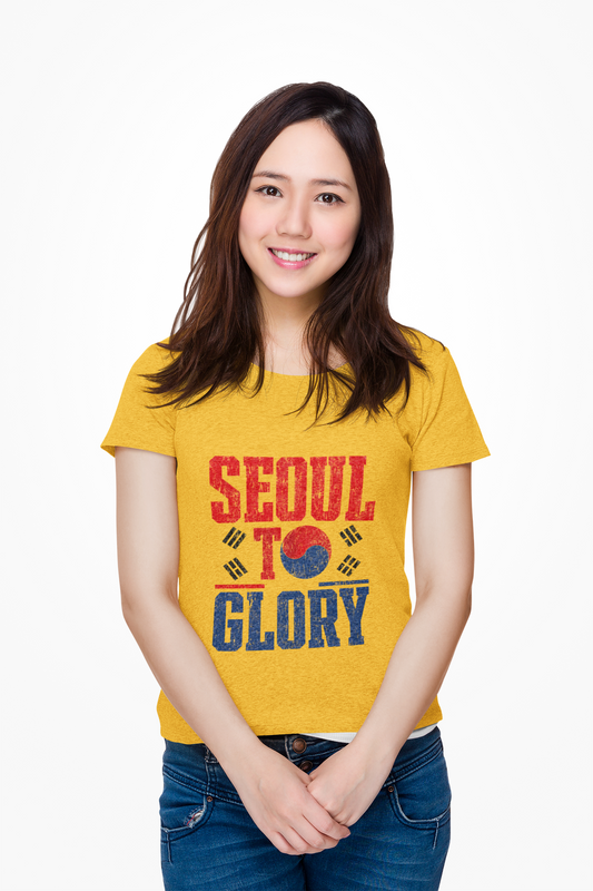 Korea Seoul to Glory T-Shirt — Korea Flag Vintage Travel Tee