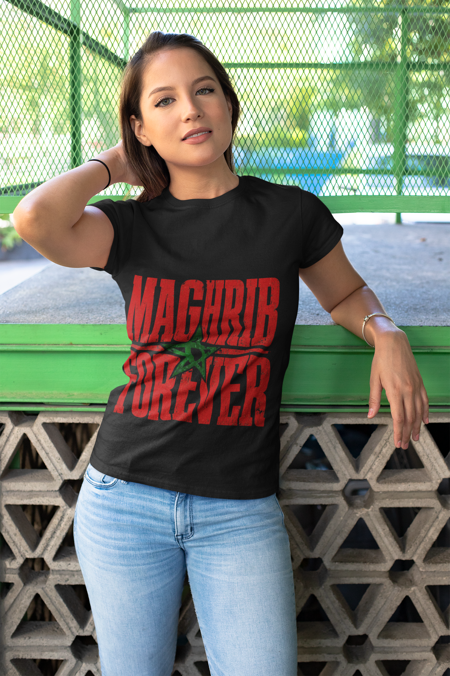 Morocco T-Shirt — Maghrib Forever Moroccan Flag Graphic Tee