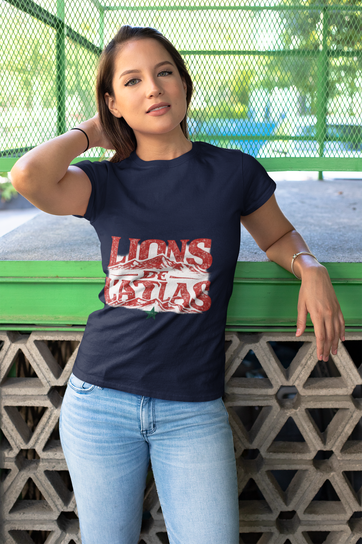 Morocco Lions de Atlas T-Shirt — Vintage Moroccan Atlas Mountain Graphic Tee
