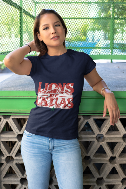 Morocco Lions de Atlas T-Shirt — Vintage Moroccan Atlas Mountain Graphic Tee