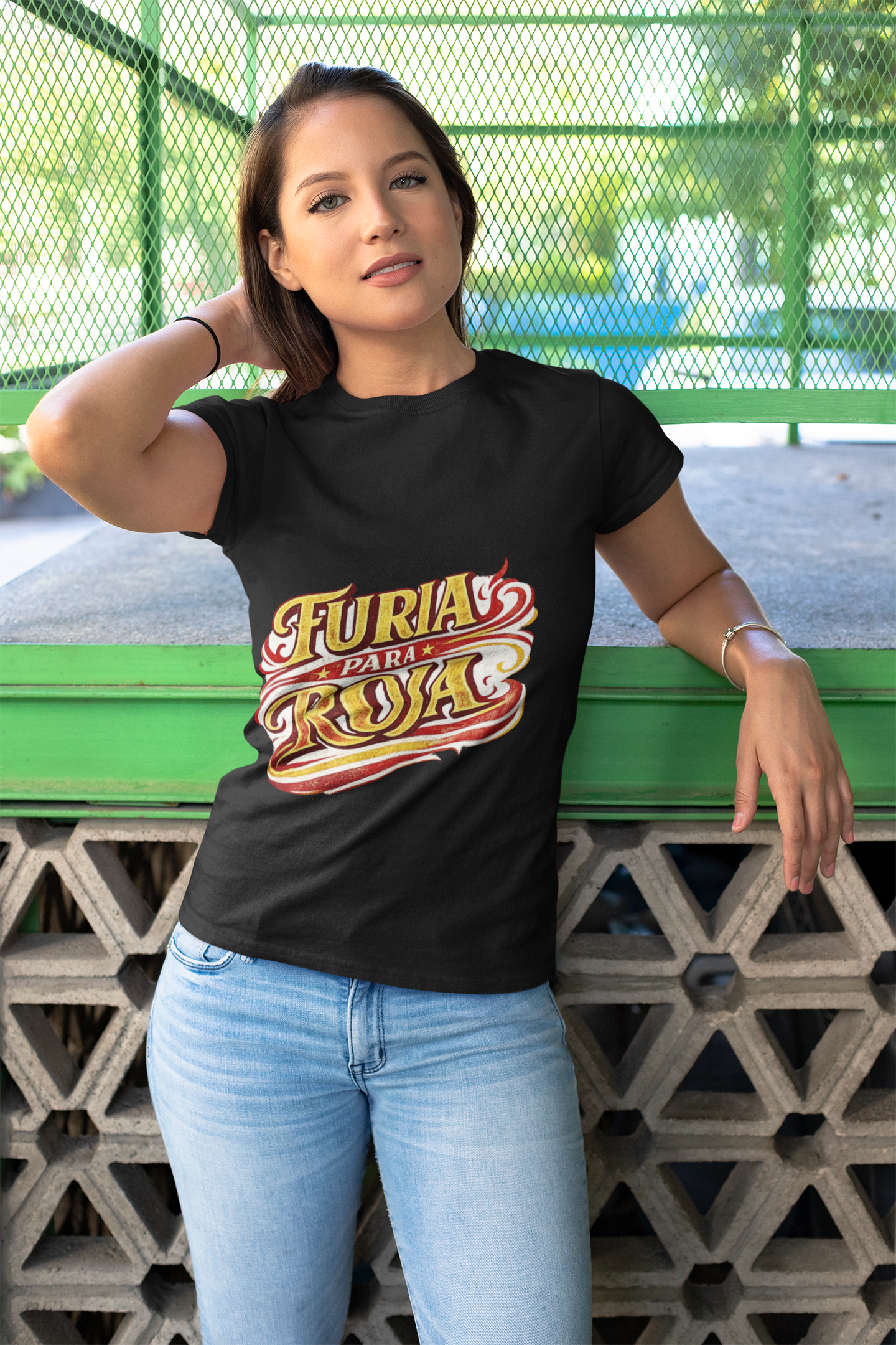 Spain Furia Para Roja T-Shirt — Vintage Flame Spanish Pride Soccer Tee