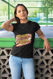 Spain Furia Para Roja T-Shirt — Vintage Flame Spanish Pride Soccer Tee