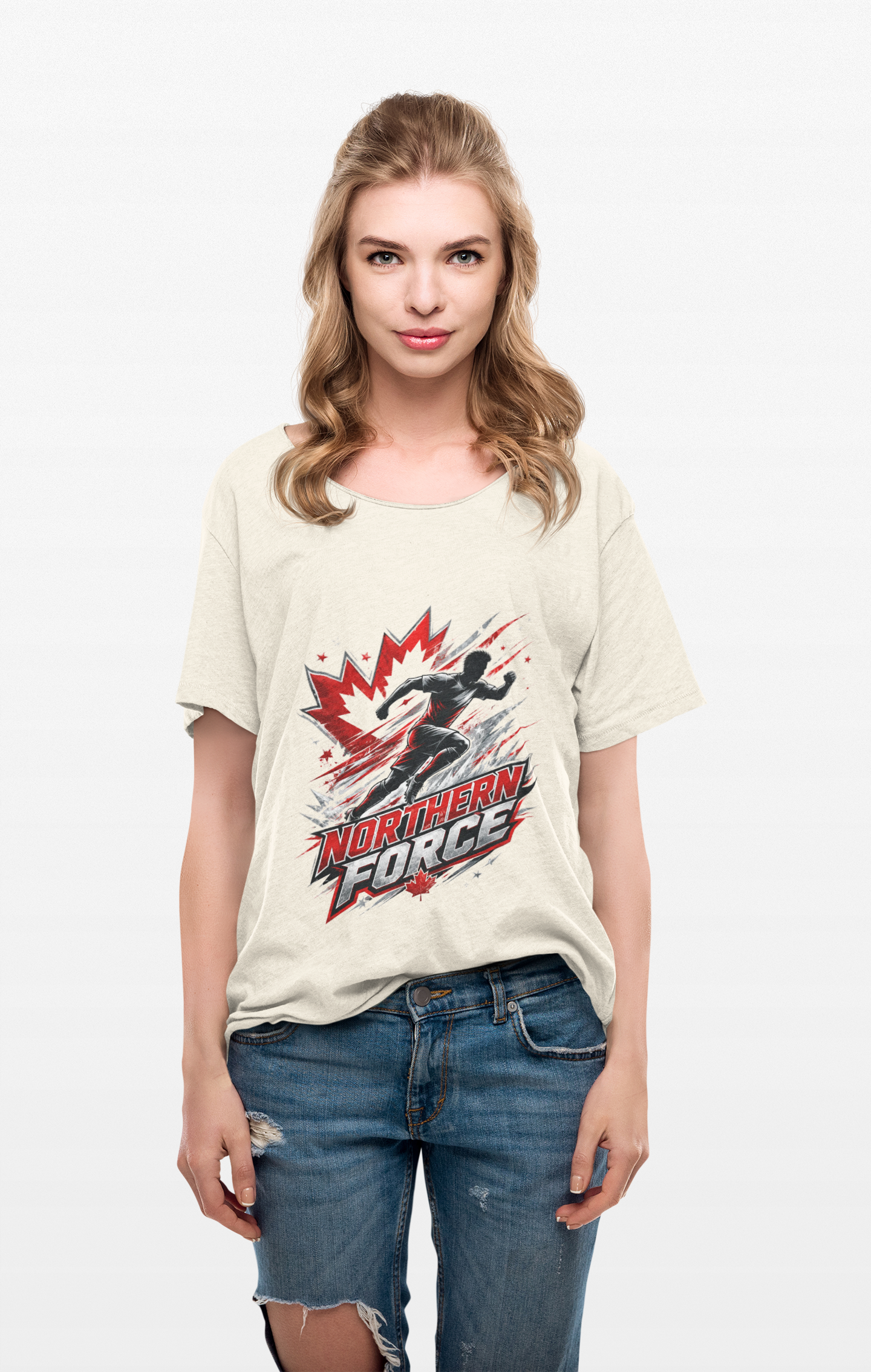 Canada Northern Force Running T‑Shirt — Canada Maple Runner Athletic Tee