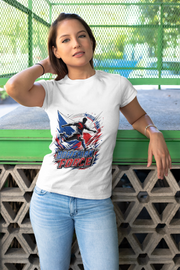 Czechia Bohemian Force Graphic T‑Shirt — Energetic Soccer Player Silhouette