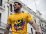 Ecuador Andean Fire Running T‑Shirt — Volcano Trail Runner Graphic Tee