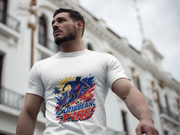Haiti Soccer T-Shirt — Caribbean Fire Graphic Tee