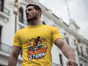 Netherlands Orange Storm Soccer T-Shirt — Dynamic Player Graphic Tee