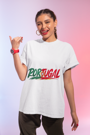 Portugal Flag Script T-Shirt — Portuguese Pride Tee