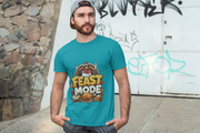 Thanksgiving T-Shirt Feast Mode T-Shirt — Funny Thanksgiving Turkey Graphic Tee
