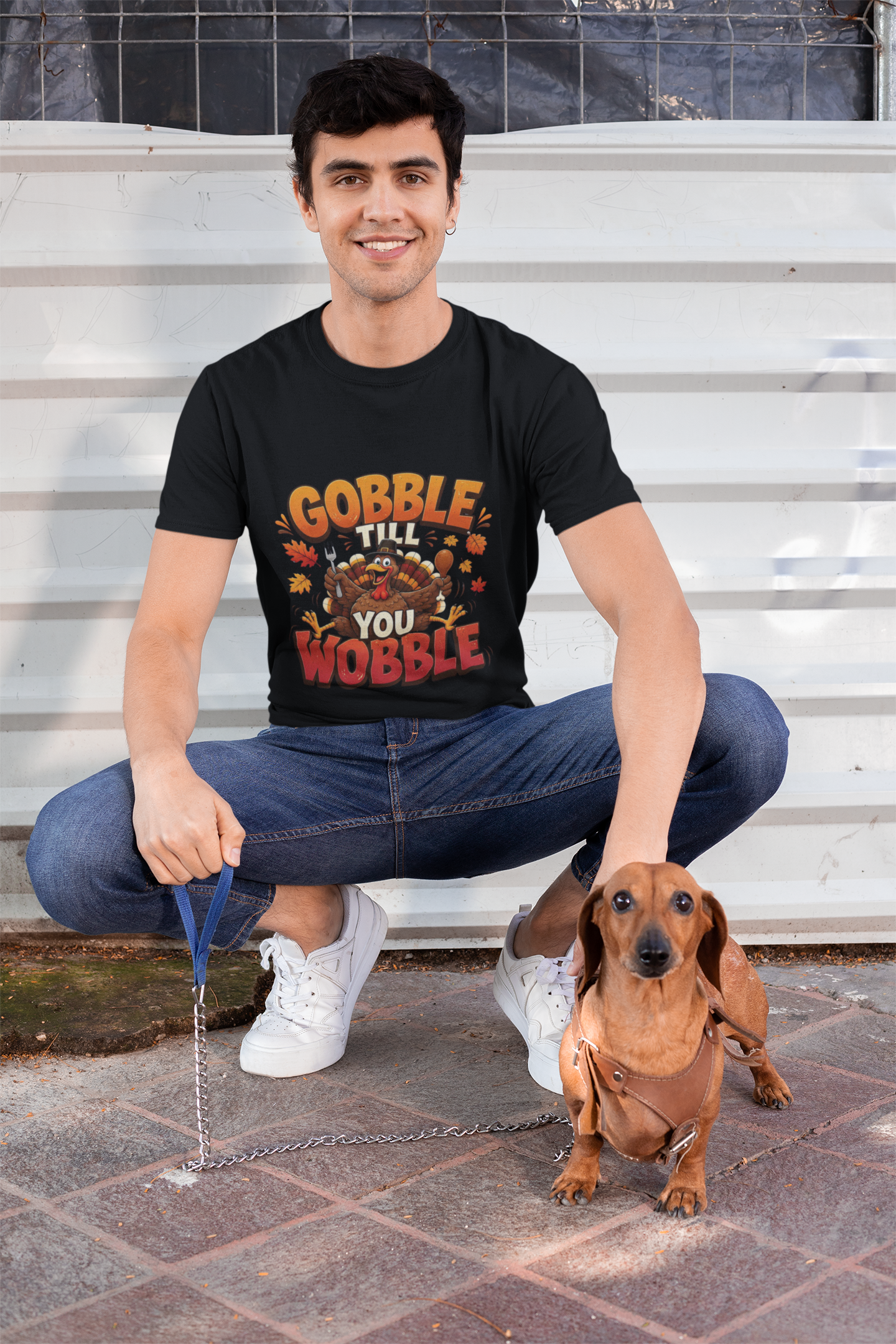 Gobble 'Til You Wobble Thanksgiving T-Shirt