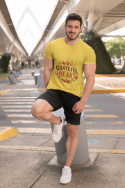 Thanksgiving T-Shirt Grateful Heart T-Shirt — Autumn Leaves Thanksgiving Tee