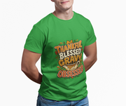 Thanksgiving T-shirt Thankful Blessed Gravy Obsessed T-Shirt — Thanksgiving Fall Turkey Dinner Tee