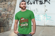 Scrubs and Santa Christmas Tee — Funny Nurse Holiday T-Shirt