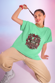 Plaid and Merry Christmas T-Shirt