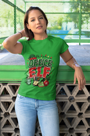 Office Elf T-Shirt — Funny Christmas Work Holiday Tee