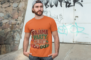 Pajama Party Crew T‑Shirt — Festive Christmas Lounge Tee