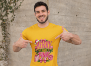 Christmas T-Shirt — "Merry But Make It Pink" Holiday Tee