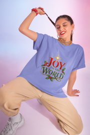 Joy to the World T-Shirt — Festive Christmas Holiday Tee