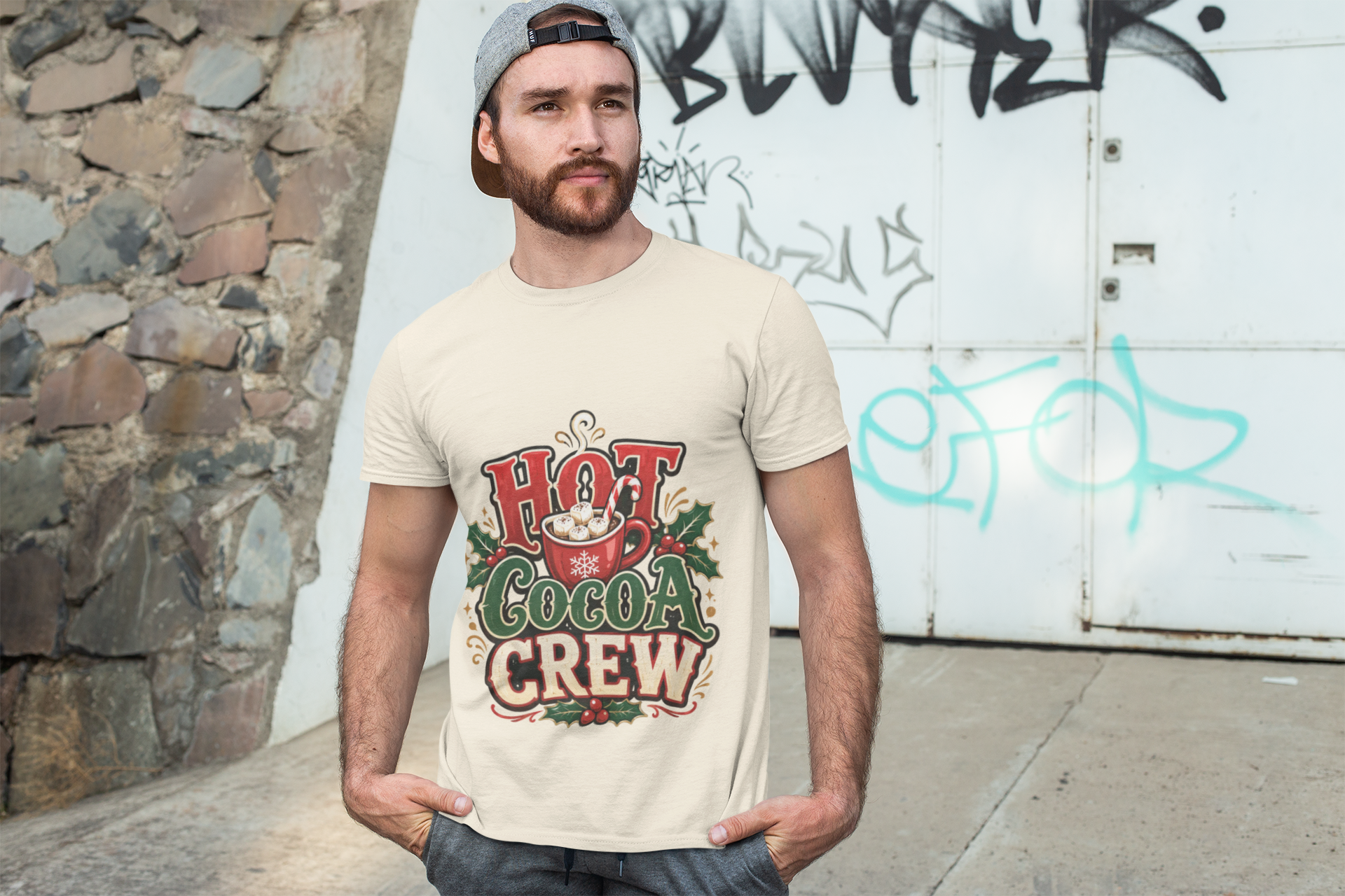 Hot Cocoa Crew T‑Shirt — Cozy Holiday Hot Chocolate Graphic Tee